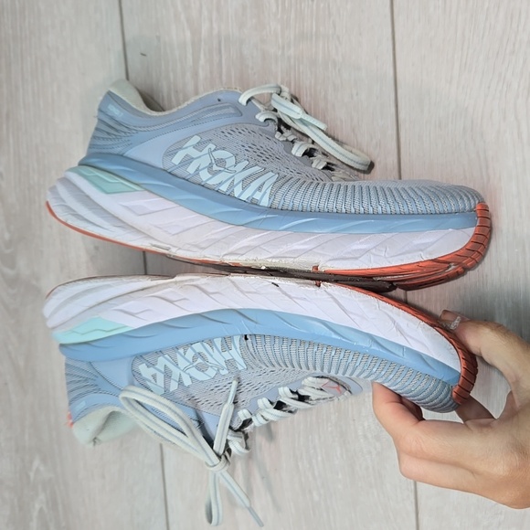 Hoka One One Women's Bondi 7 Athletic Running Shoes Sneakers Sz 6 - Picture 10 of 14